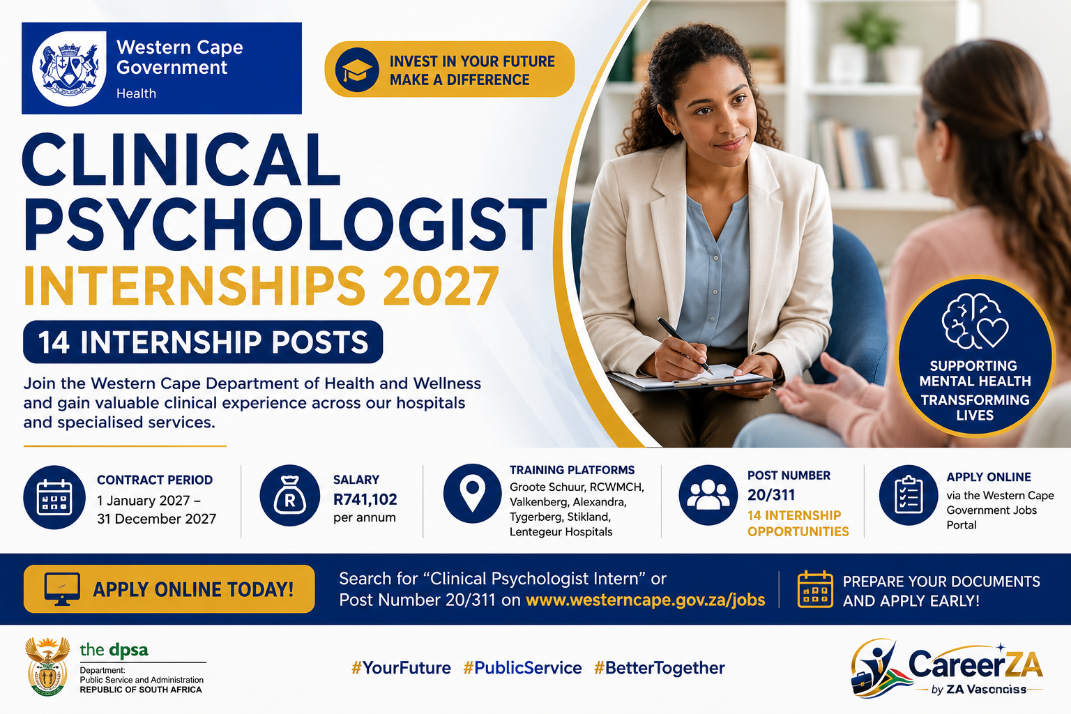 Clinical Psychologist Internships 2027