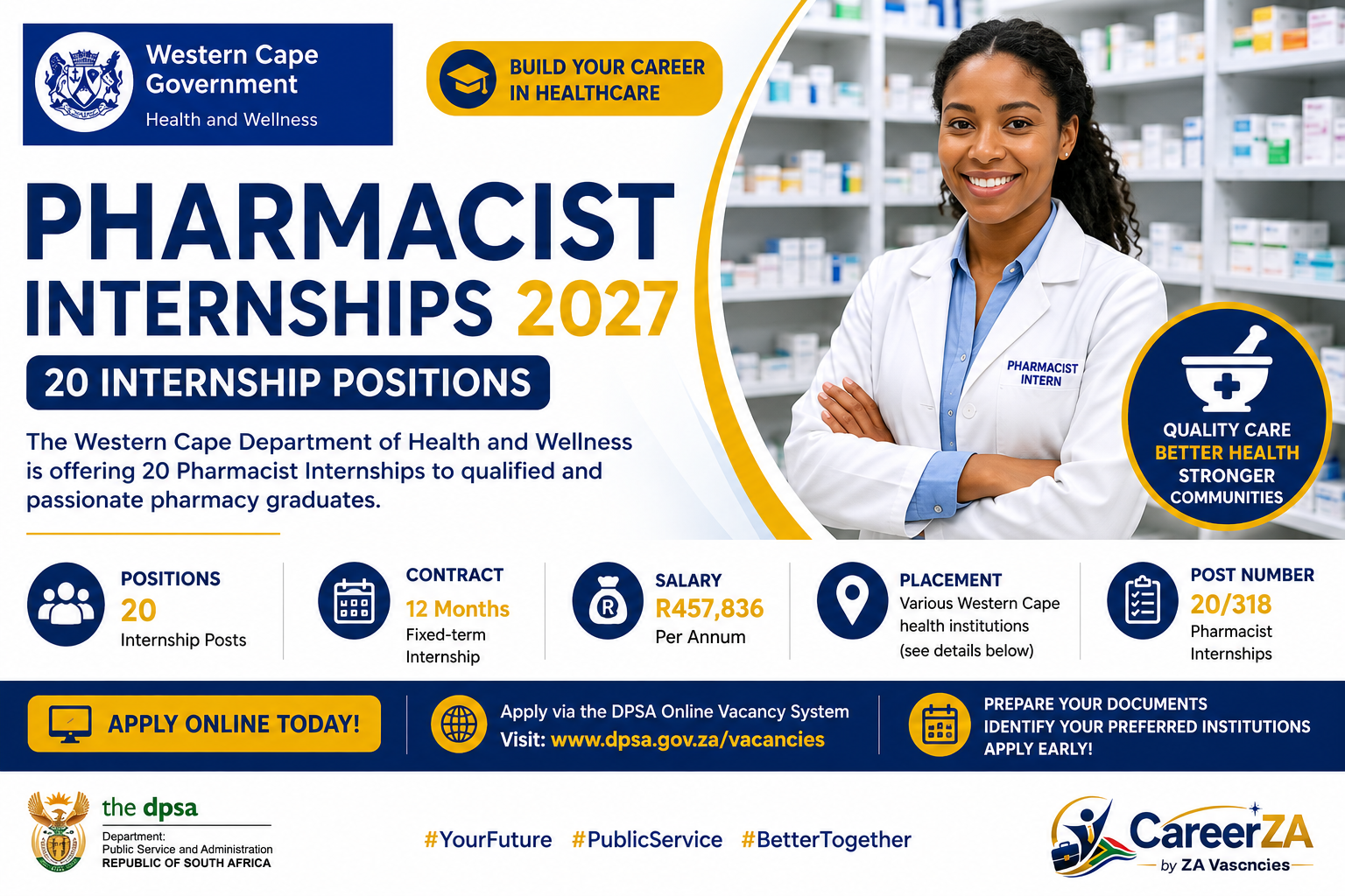Pharmacist Internships 2027
