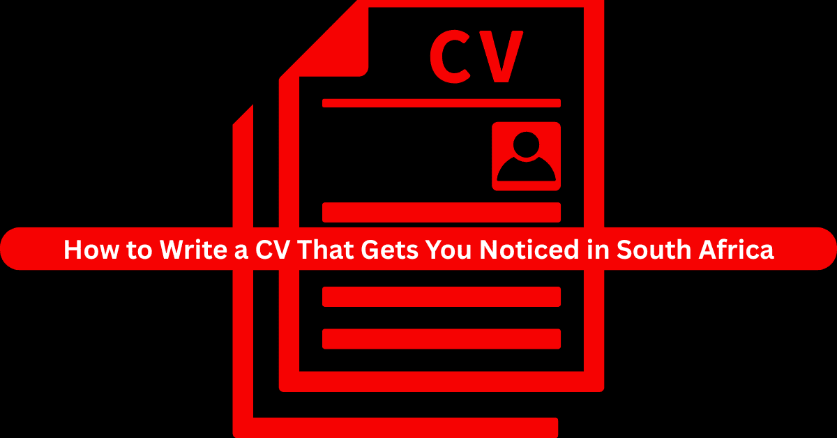 How to Write a CV That Gets You Noticed in South Africa