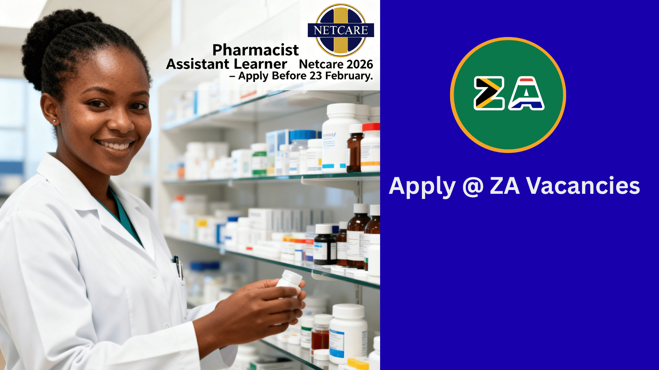 Netcare Pharmacist Assistant Learner 2026 applying for hospital pharmacy learnership in Sunninghill, Gauteng
