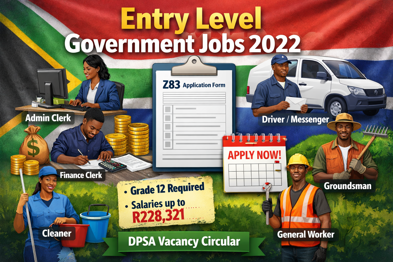 Entry Level Government Jobs 2026 in South Africa