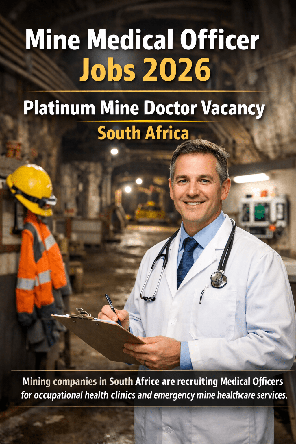 Mine Medical Officer Jobs 2026 South Africa platinum mine doctor vacancy