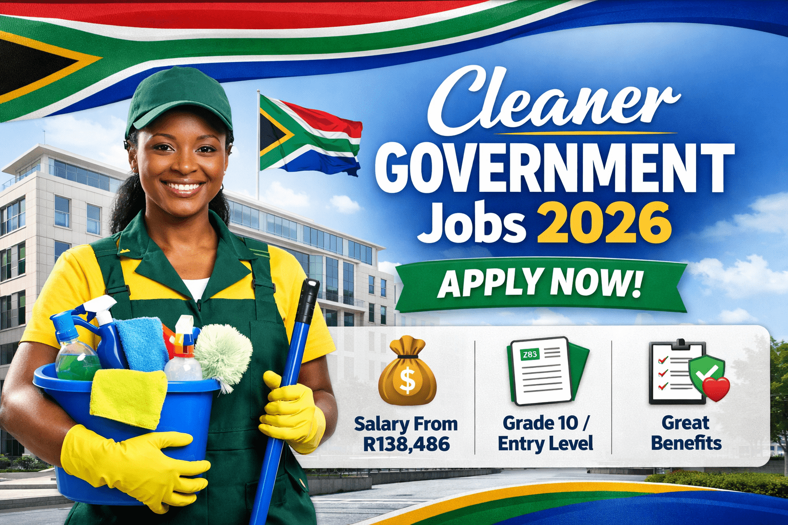 Cleaner Government Jobs 2026 in South Africa DPSA vacancies