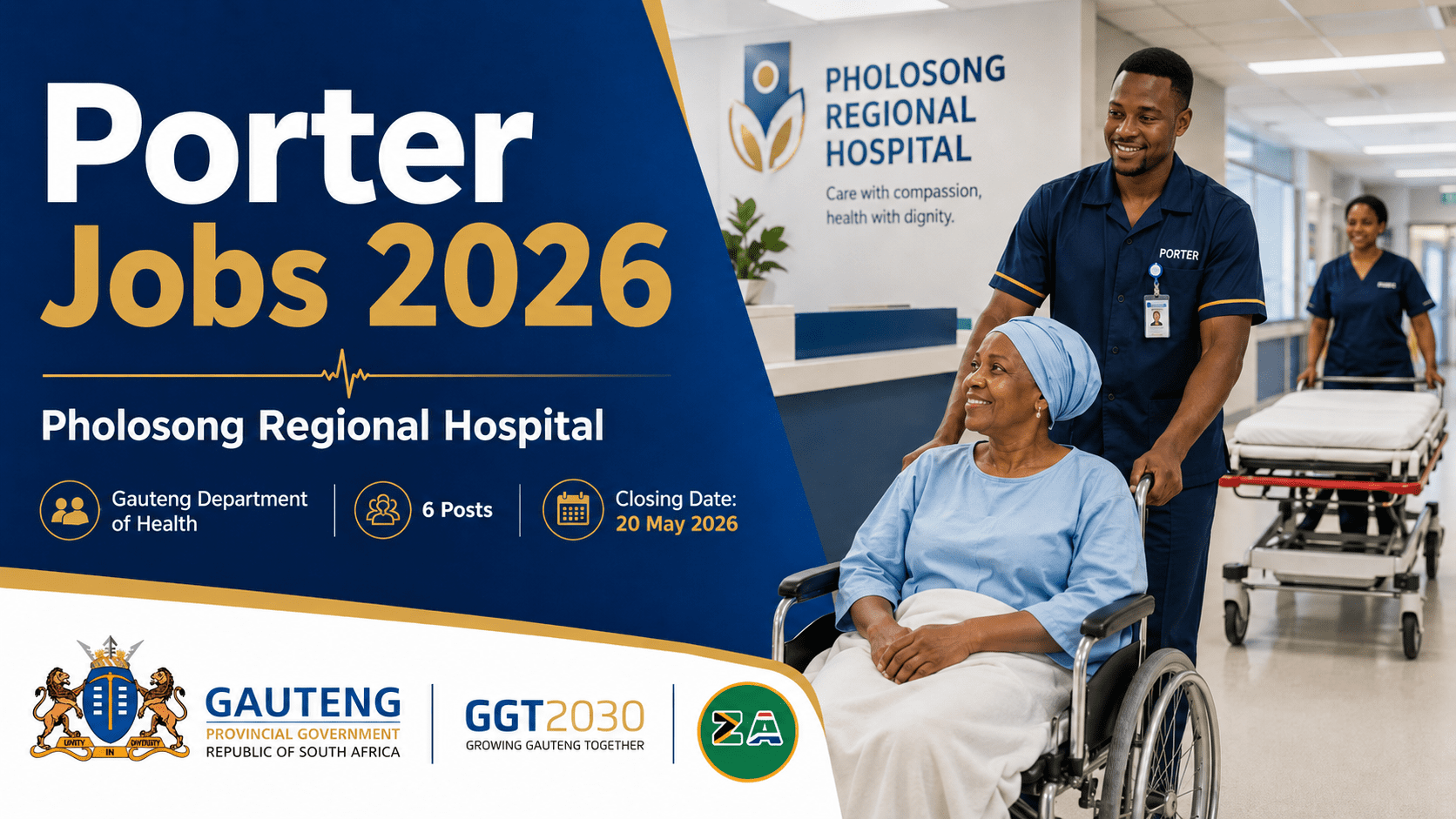 Porter Jobs at Pholosong Regional Hospital 2026