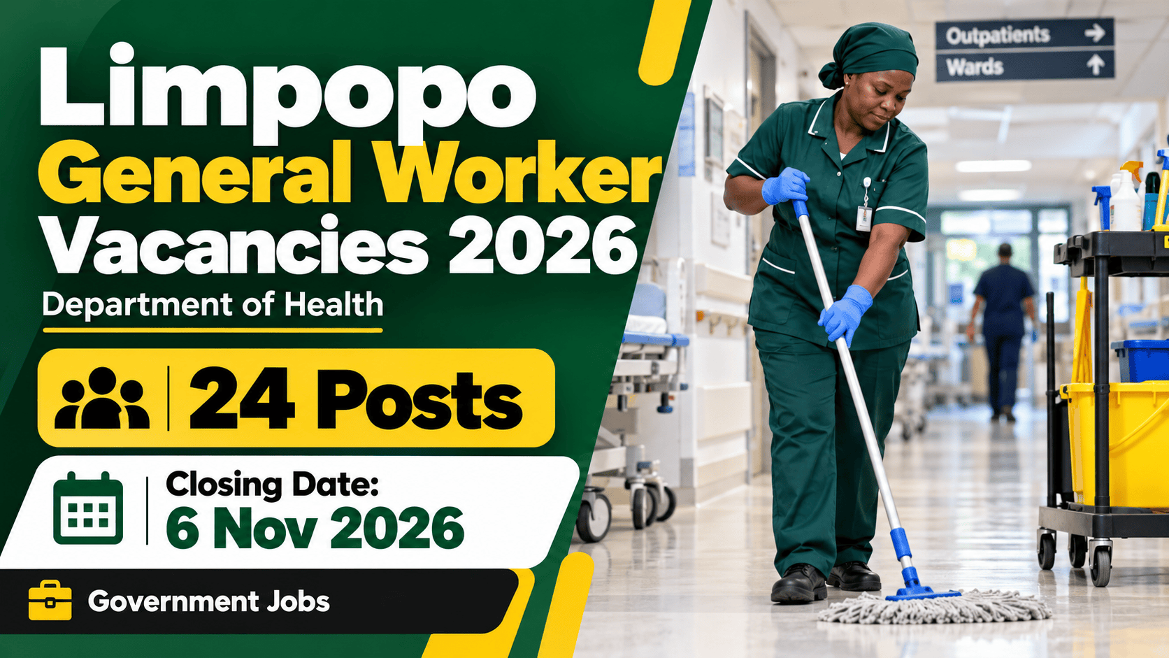 Limpopo General Worker Vacancies 2026 – 24 Department of Health jobs