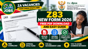 Z83 New Form 2026 – Free PDF Download and How to Complete It